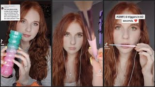 ASMR | TikTok Compilation | Different Triggers 🌟