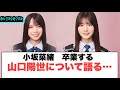 小坂菜緒　卒業する山口陽世について語る…[日向坂46]