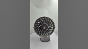 Test Teching Turbofan Engine Run