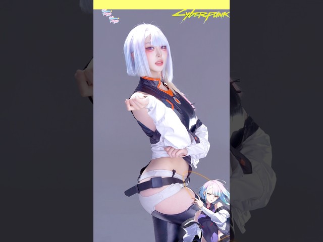 사이버펑크엣지러너 루시 등장!????#wutheringwaves#명조#코스프레#cosplay#cyberpunk2077#challenge#animegirl#원픽이엔티#onepickent