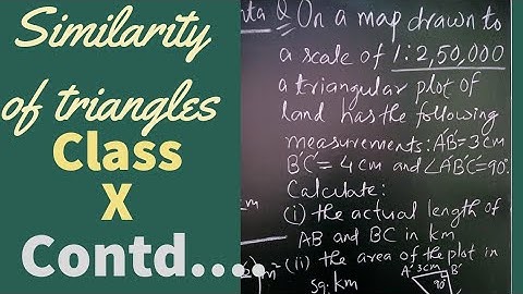Maps & Models||Scale factor||Similarity of triangles