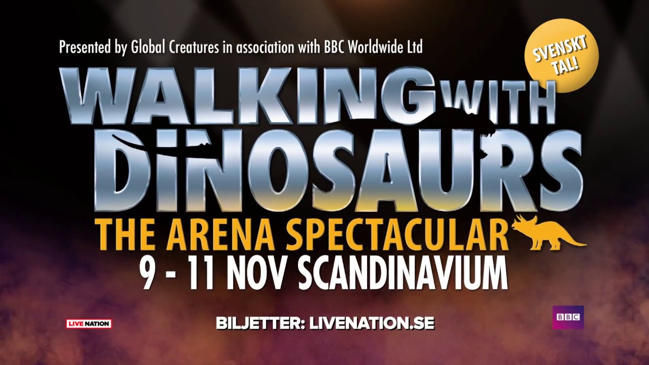 walking with dinosaurs biljetter