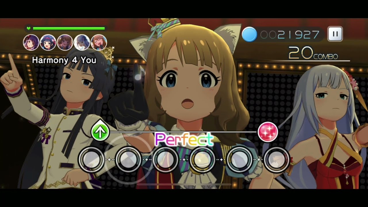 Harmony 4 You Full Combo My Unit The Idolm Ster Million Live Theater Days Youtube