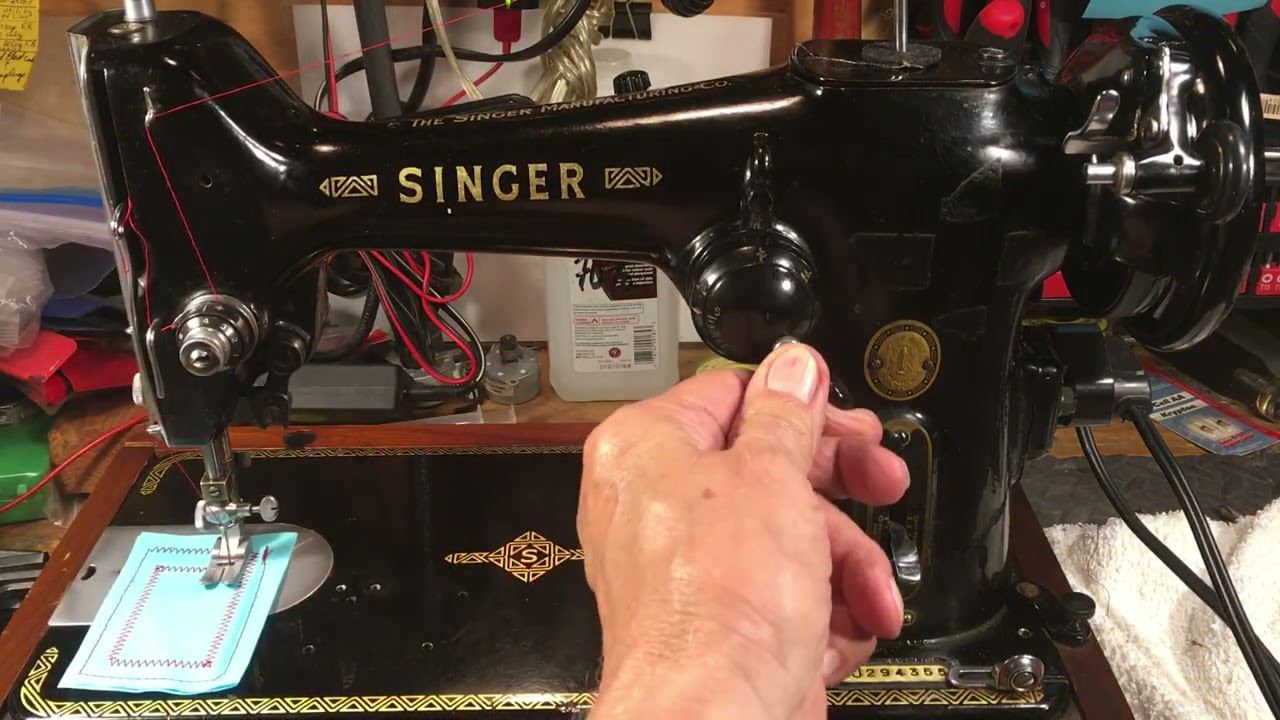 Singer 206K-First Singer ZigZag machine-Historical precision