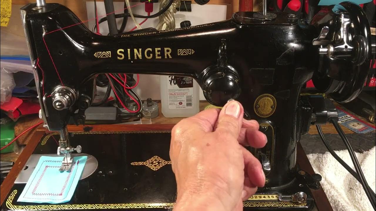 Singer 206KFirst Singer ZigZag machineHistorical precisionstill sews