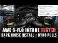 2024 Mustang Dark Horse Intake Dyno Test AWE S FLO Carbon Intake 