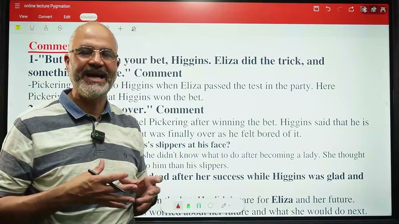 In short -Pygmalion acts 4- 5 Second term