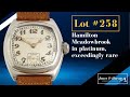 Lot 258 - Hamilton Meadowbrook in platinum exceedingly rare..Jones &amp; Horan Horological Auctions 2023