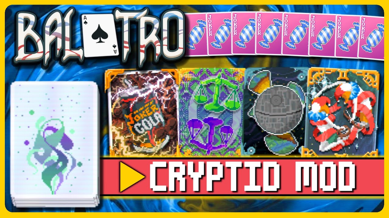 ¡LA BARAJA ANTIMATERIA ROMPE EL JUEGO!💣[CRYPTID MOD] || BALATRO MODS
