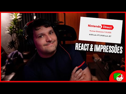 REAGINDO ao PRIMEIRO NINTENDO DIRECT PARTNER SHOWCASE do SWITCH 2