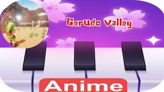 Koji Kondo - Gerudo Valley ( The Legend Of Zelda : Ocarina Of Time ) Anime Tiles : Piano Music screenshot 3
