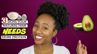 3 Signs Your Hair NEEDS Protein + How To Apply Protein Treatments on 4c Natural Hair screenshot 4