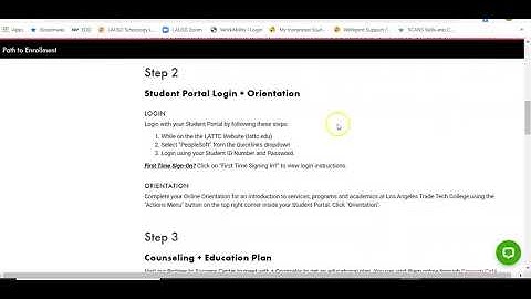 Application Process for LATTC