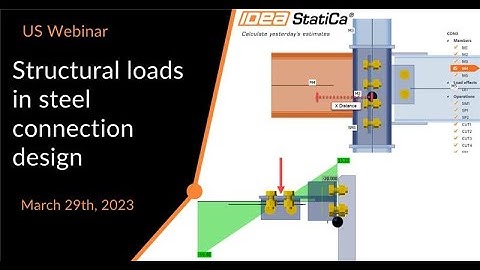 Webinar – Structural loads in steel connection design