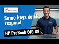 HP ProBook 640 G9: Some keys don't respond 🔧 Keyboard replacement