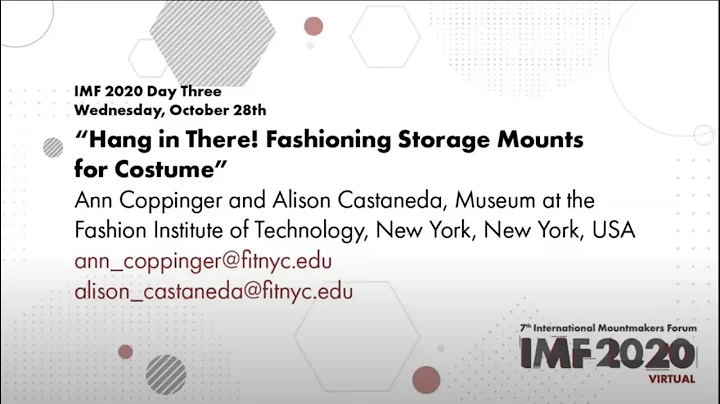 Hang in There! Fashioning Storage Mounts for Costume