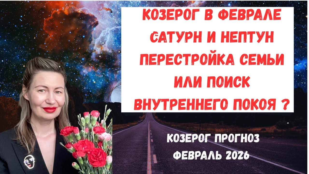 🔥Козерог в феврале Сатурн и Нептун перестройка семьи или поиск внутреннего покоя?#козерог#февраль