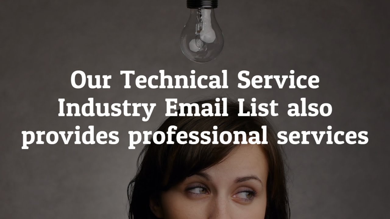 Technical Services Email List Providers
