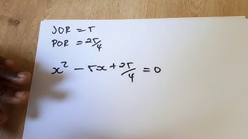 Quadratics and roots. A-level pure Mathematics