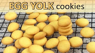 Egg Yolk Cookies Recipe | Best way to use leftover egg yolks