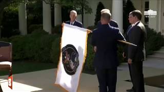 Trump Introduces Official Space Command Flag