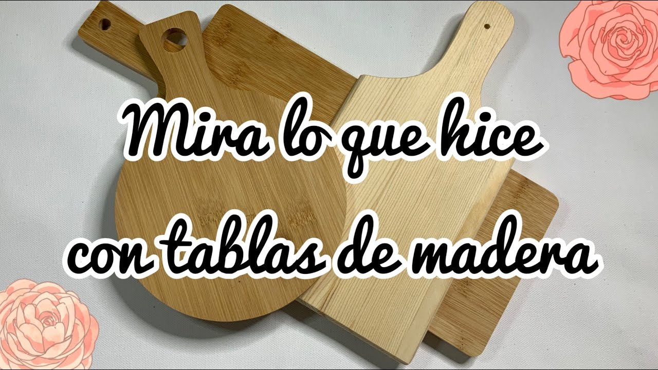 Mira lo que hago con tablas de madera conideade YouTube
