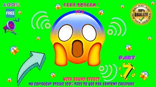 Scream😱Emoji Animation With Sound Effect🔊No Copyright Strike✔️100% Free to Use for Content Creators👍 Wealth