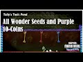 Tailys toxic pond 100 all coins and wonder seeds  super mario bros wonder