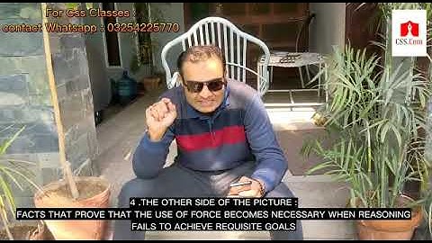 css 2023 essay..the one who uses force is afraid of reasoning.#css#essay#asim raza