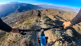 DON’T ride this trail on a windy day | Mountain Biking The Palm Canyon Epic