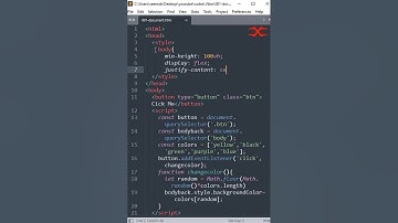 Random Colors | HTML CSS JavaScript