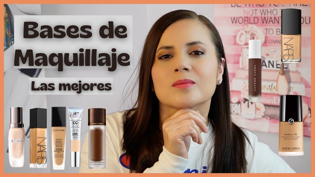 Las Mejores Bases de Maquillaje para pieles maduras / pieles secas, mixtas y grasas