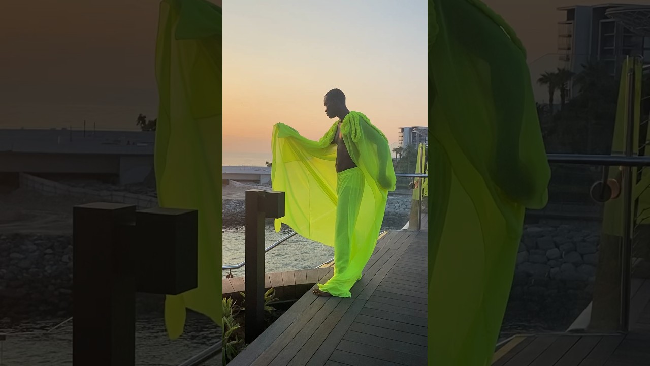 Sunset Magic at JBR Beach, Dubai 