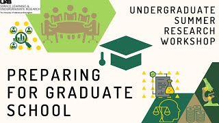 Undergraduate Summer Research Workshop -Preparing for Graduate School