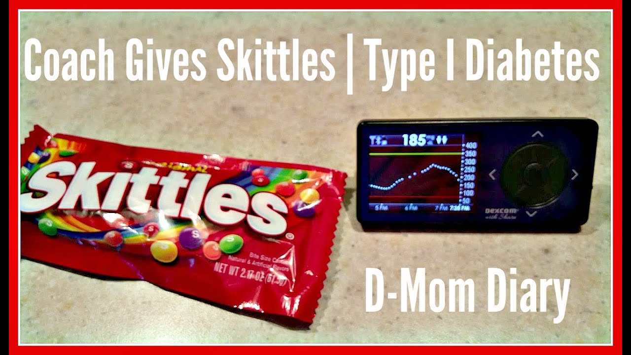 Coach Gives Skittles Type I Diabetes Dmom Diary YouTube
