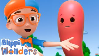 rain worms fun blippi wonders educational videos kids