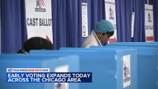 Early voting expands in Chicago, Cook County
