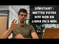 Comment mettre votre site web en ligne en 5 min sans galre technique  hbergement gratuit