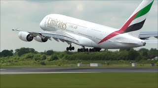 Manchester Airport Close Up Afternoon Take Off's | 23/06/15