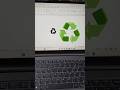 How to Type Recycling Symbol in MS Word | Hidden Shortcut ♻ #Shorts ♻️