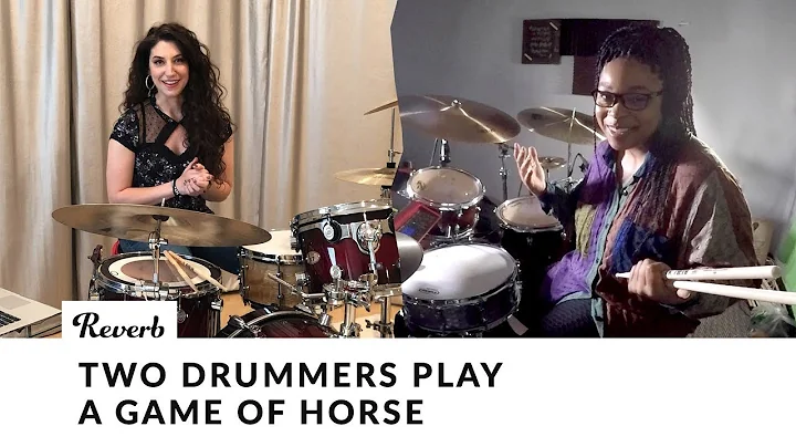 Drummer Challenge: Jessica and Bianca Play HORSE, ...