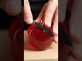 Cutting Glass Apple Fruit ASMR 🍉✨ | Most Satisfying Video Ever! #asmr #shortvideo #zakasmr #crunchy