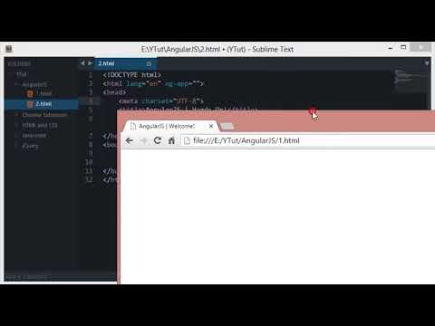 AngularJS Tutorial 2 Hello World