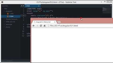 AngularJS Tutorial 2 Hello World