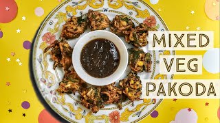 Kurkure Pakora | Mixed Veg Pakoda | Veg Pakoda Recipe Without Onion | Mixed Vegetable Bhajiya Recipe