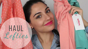 Haul de moda - Compras en Lefties