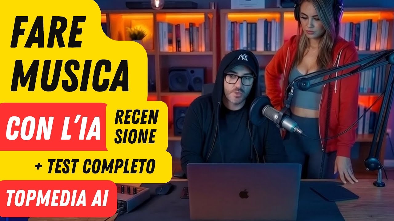 Generatore musica e video IA: prova completa di Top Media AI (musica da prompt e immagini)