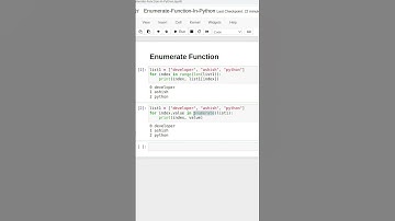 Python Enumerate Function!! Best way to get index and values of a List. #python #programming #coding