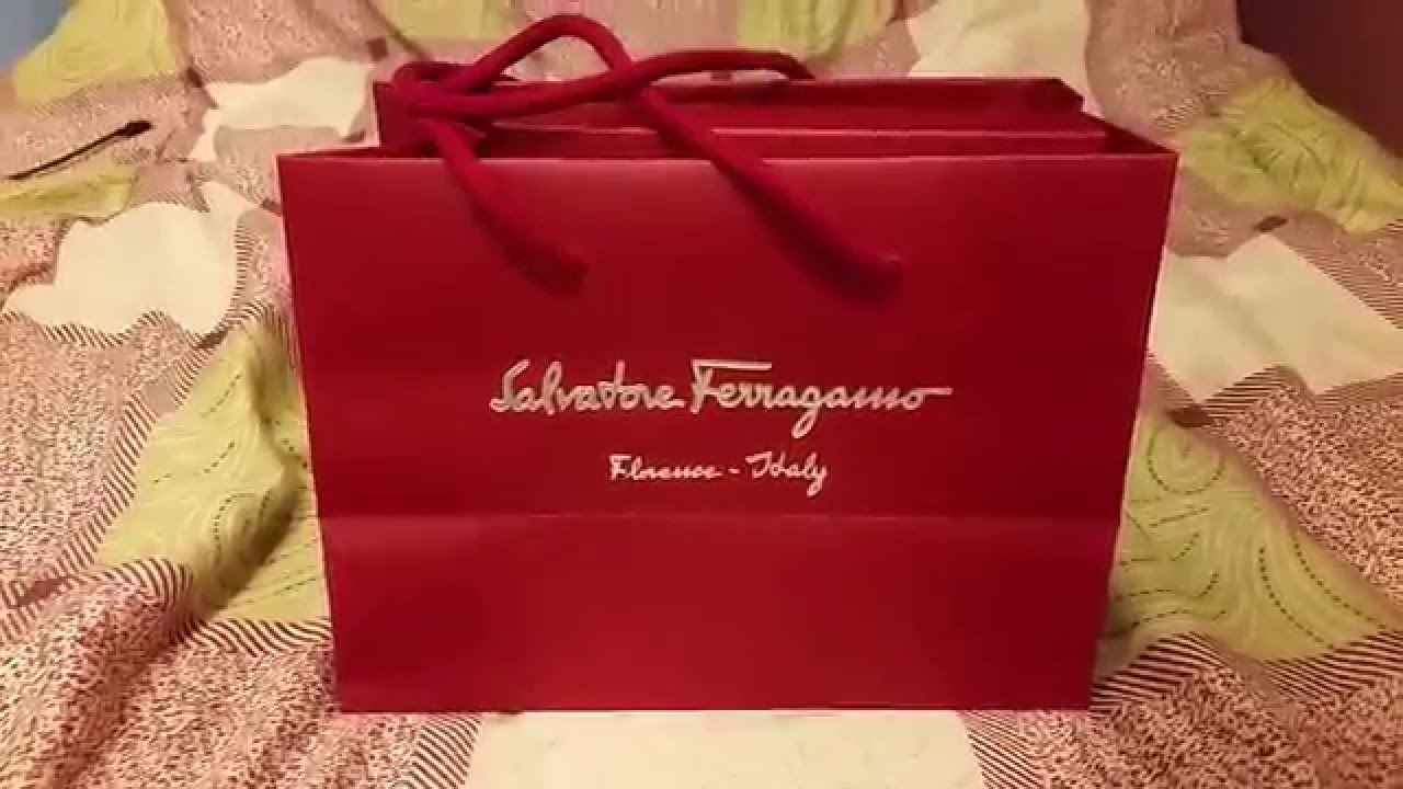 salvatore ferragamo paper bolsa