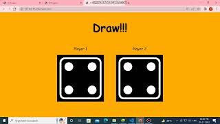 simple dice game #1st #project screenshot 1